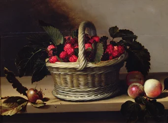 Basket of Blackberries and Raspberries